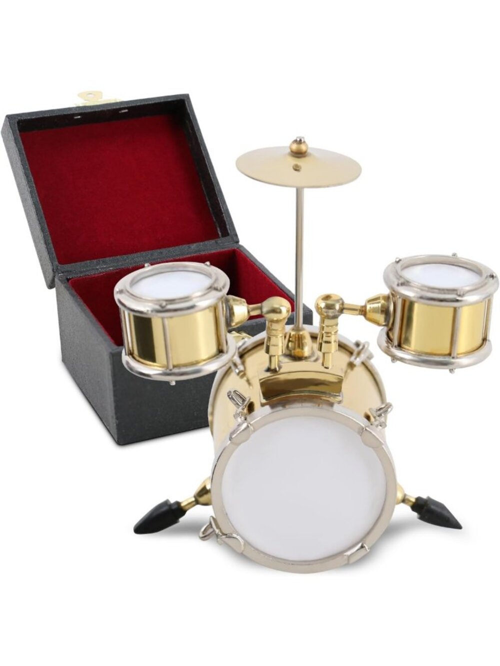 Compact Mini Drum Set for Beginners | Portable Practice Kit & Accessories